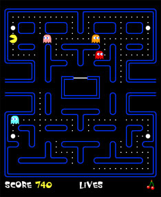 play a game pacman